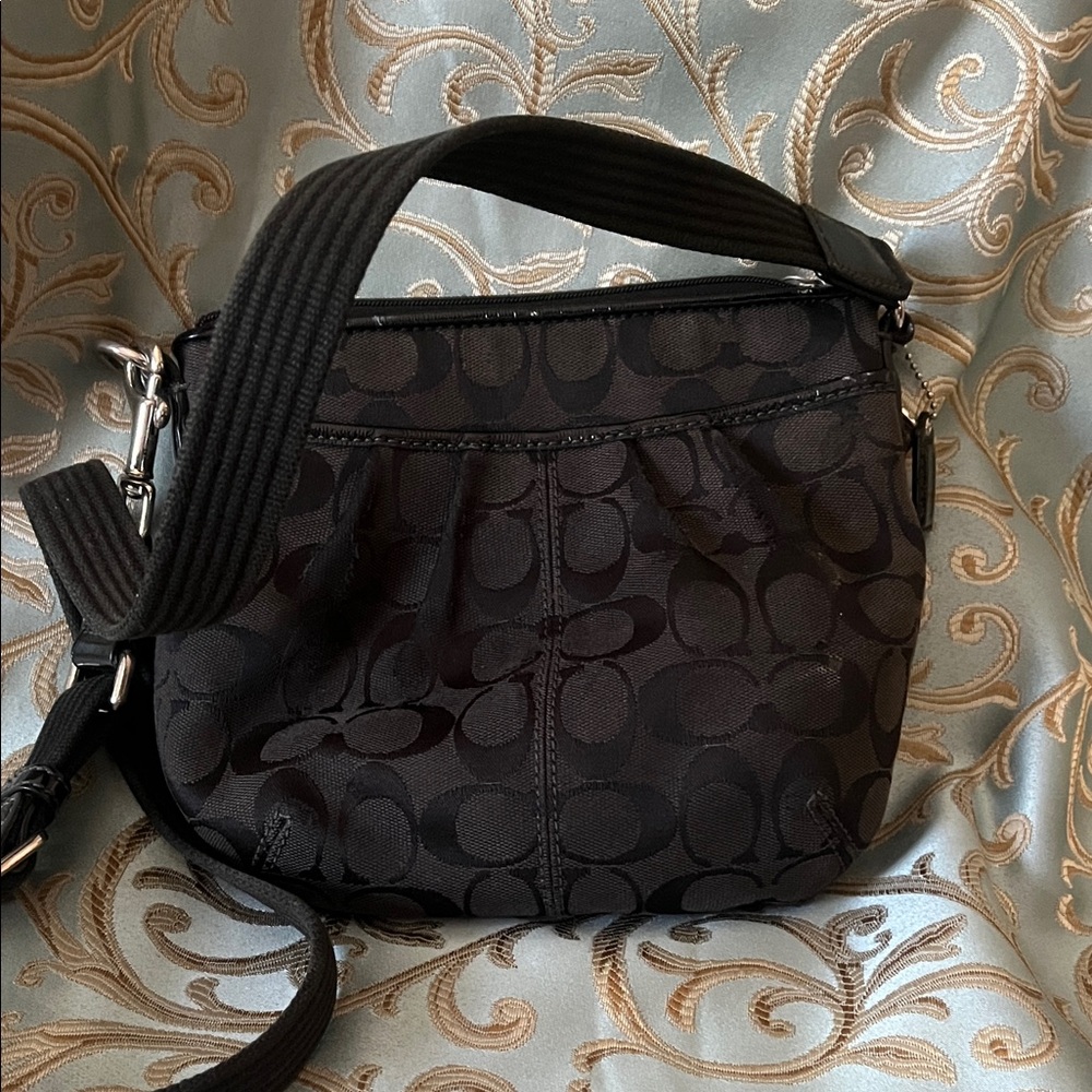 Coach Signature Black Crossbody Bag